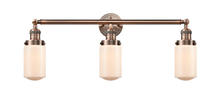  205-AC-G311 - Dover - 3 Light - 31 inch - Antique Copper - Bath Vanity Light