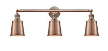  205-AC-M9-AC - Addison - 3 Light - 32 inch - Antique Copper - Bath Vanity Light