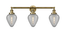  205-BB-G165 - Geneseo - 3 Light - 32 inch - Brushed Brass - Bath Vanity Light