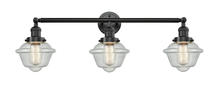  205-OB-G534 - Oxford - 3 Light - 34 inch - Oil Rubbed Bronze - Bath Vanity Light