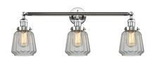  205-PC-G142 - Chatham - 3 Light - 30 inch - Polished Chrome - Bath Vanity Light