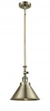  206-AB-M10-AB - Briarcliff - 1 Light - 10 inch - Antique Brass - Stem Hung - Mini Pendant