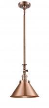  206-AC-M10-AC - Briarcliff - 1 Light - 10 inch - Antique Copper - Stem Hung - Mini Pendant