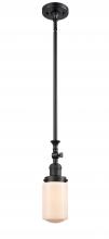  206-BK-G311 - Dover - 1 Light - 5 inch - Matte Black - Stem Hung - Mini Pendant