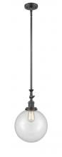  206-OB-G202-10 - Beacon - 1 Light - 10 inch - Oil Rubbed Bronze - Stem Hung - Mini Pendant