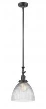  206-OB-G222 - Seneca Falls - 1 Light - 10 inch - Oil Rubbed Bronze - Stem Hung - Mini Pendant