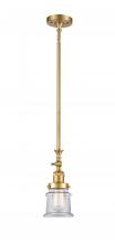 Innovations Lighting 206-SG-G182S - Canton - 1 Light - 5 inch - Satin Gold - Stem Hung - Mini Pendant