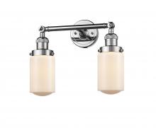  208-PC-G311 - Dover - 2 Light - 14 inch - Polished Chrome - Bath Vanity Light