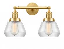  208-SG-G172 - Fulton - 2 Light - 17 inch - Satin Gold - Bath Vanity Light