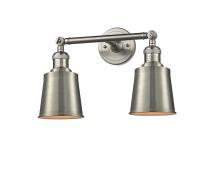  208-SN-M9-SN - Addison - 2 Light - 16 inch - Brushed Satin Nickel - Bath Vanity Light