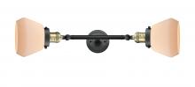 Innovations Lighting 208L-BAB-G171-LED - Fulton - 2 Light - 7 inch - Black Antique Brass - Bath Vanity Light