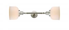 Innovations Lighting 208L-SN-G71-LED - Bell - 2 Light - 8 inch - Brushed Satin Nickel - Bath Vanity Light