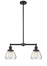  209-OB-G172 - Fulton - 2 Light - 21 inch - Oil Rubbed Bronze - Stem Hung - Island Light