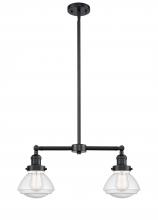  209-OB-G324 - Olean - 2 Light - 22 inch - Oil Rubbed Bronze - Stem Hung - Island Light