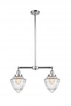 Innovations Lighting 209-PC-G664-7 - Bullet - 2 Light - 24 inch - Polished Chrome - Stem Hung - Island Light