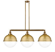  213-BB-HFS-122-BB - Hampden - 3 Light - 45 inch - Brushed Brass - Stem Hung - Island Light