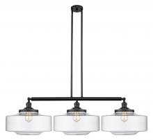  213-BK-G692-16 - Bridgeton - 3 Light - 50 inch - Matte Black - Stem Hung - Island Light