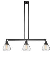  213-OB-G172 - Fulton - 3 Light - 39 inch - Oil Rubbed Bronze - Stem Hung - Island Light