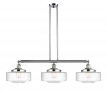  213-PC-G694-12 - Bridgeton - 3 Light - 44 inch - Polished Chrome - Stem Hung - Island Light