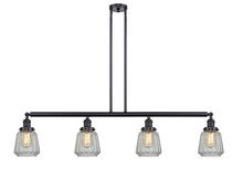  214-BK-G142 - Chatham - 4 Light - 51 inch - Matte Black - Stem Hung - Island Light