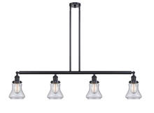  214-BK-G194 - Bellmont - 4 Light - 51 inch - Matte Black - Stem Hung - Island Light