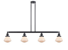  214-BK-G321 - Olean - 4 Light - 51 inch - Matte Black - Stem Hung - Island Light