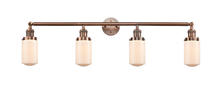  215-AC-G311 - Dover - 4 Light - 43 inch - Antique Copper - Bath Vanity Light