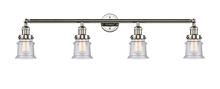 Innovations Lighting 215-PN-G184S - Canton - 4 Light - 42 inch - Polished Nickel - Bath Vanity Light