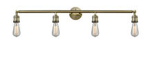  215-AB - Bare Bulb - 4 Light - 42 inch - Antique Brass - Bath Vanity Light