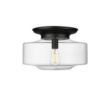  221-1F-BK-G692-16 - Bridgeton - 1 Light - 16 inch - Matte Black - Flush Mount