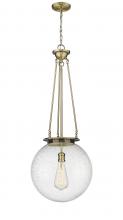  221-1P-AB-G204-16 - Beacon - 1 Light - 16 inch - Antique Brass - Chain Hung - Pendant