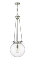  221-1P-SN-G202-14 - Beacon - 1 Light - 14 inch - Satin Nickel - Chain Hung - Pendant