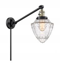  237-BAB-G664-7 - Bullet - 1 Light - 7 inch - Black Antique Brass - Swing Arm