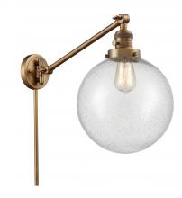  237-BB-G204-10 - Beacon - 1 Light - 10 inch - Brushed Brass - Swing Arm