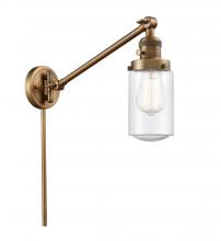  237-BB-G314 - Dover - 1 Light - 5 inch - Brushed Brass - Swing Arm