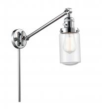  237-PC-G314 - Dover - 1 Light - 5 inch - Polished Chrome - Swing Arm