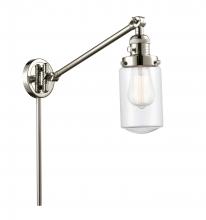  237-PN-G312 - Dover - 1 Light - 5 inch - Polished Nickel - Swing Arm