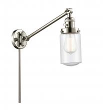  237-PN-G314 - Dover - 1 Light - 5 inch - Polished Nickel - Swing Arm