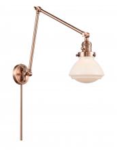  238-AC-G321 - Olean - 1 Light - 9 inch - Antique Copper - Swing Arm