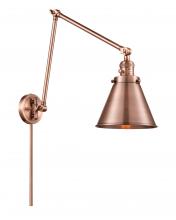  238-AC-M13-AC - Appalachian - 1 Light - 8 inch - Antique Copper - Swing Arm