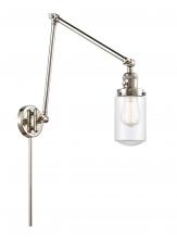  238-PN-G312 - Dover - 1 Light - 5 inch - Polished Nickel - Swing Arm