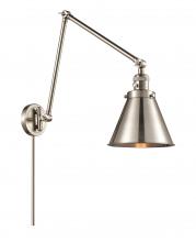  238-SN-M13 - Appalachian - 1 Light - 8 inch - Brushed Satin Nickel - Swing Arm