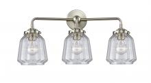  284-3W-SN-G142 - Chatham - 3 Light - 24 inch - Brushed Satin Nickel - Bath Vanity Light