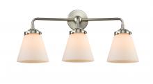  284-3W-SN-G61 - Cone - 3 Light - 24 inch - Brushed Satin Nickel - Bath Vanity Light