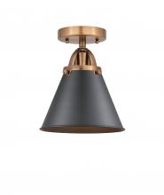  288-1C-AC-M13-BK - Appalachian - 1 Light - 8 inch - Antique Copper - Semi-Flush Mount