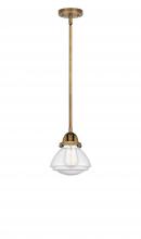  288-1S-BB-G324 - Olean - 1 Light - 7 inch - Brushed Brass - Cord hung - Mini Pendant