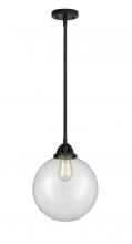  288-1S-BK-G202-10 - Beacon - 1 Light - 10 inch - Matte Black - Cord hung - Mini Pendant