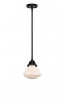  288-1S-BK-G321 - Olean - 1 Light - 7 inch - Matte Black - Cord hung - Mini Pendant