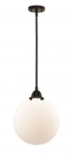  288-1S-OB-G201-12 - Beacon - 1 Light - 12 inch - Oil Rubbed Bronze - Cord hung - Mini Pendant