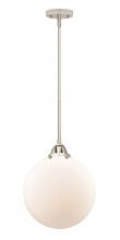  288-1S-PN-G201-12 - Beacon - 1 Light - 12 inch - Polished Nickel - Cord hung - Mini Pendant